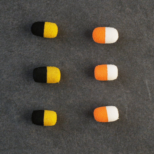 Dumbell EVA Bicolore - ORANGE/BLANC