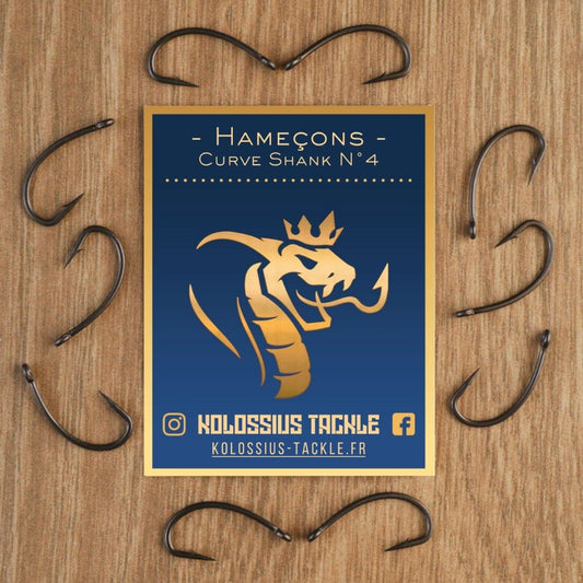 Hameçons Curve Shank