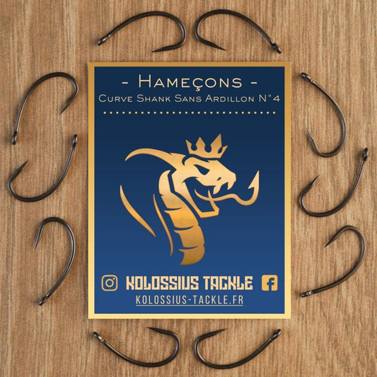 Hameçons Curve Shank (Sans Ardillon)