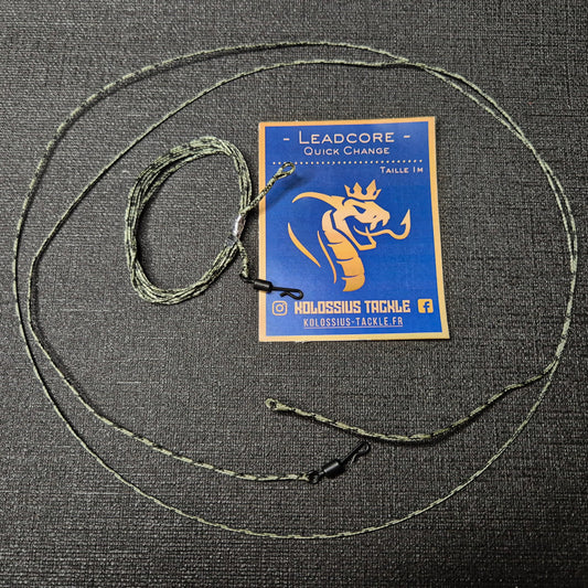 Leadcore plombé 1m X2