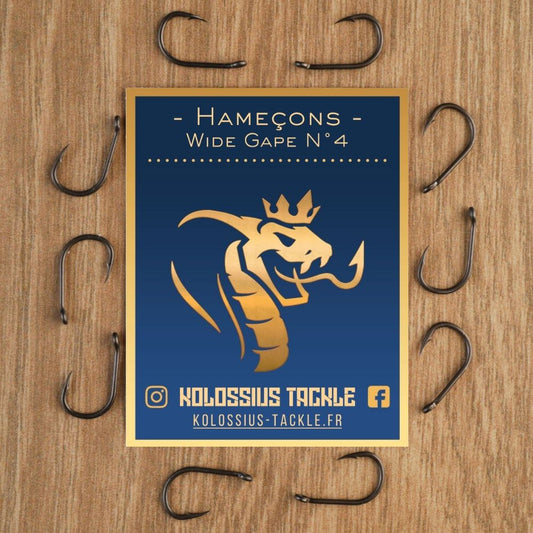 Hameçons Wide Gape